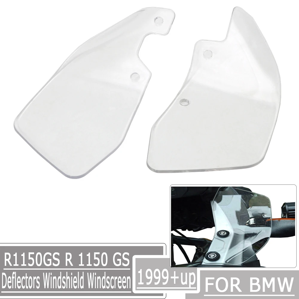

NEW Motorcycle Accessories For BMW R1150GS R 1150 GS adventure ADV Crosstourer Side Windshield Windscreen Deflector 2000-2006