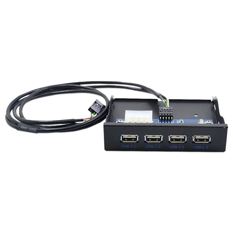 3 5 дюйма Floppy Bay 4 порта USB 2 0 концентратор USB2.0 Передняя панель расширительный