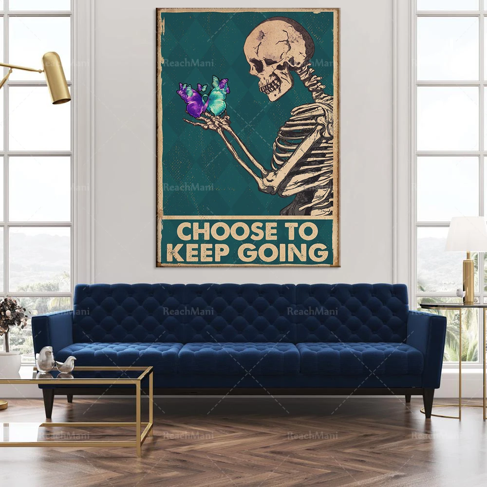 

Skull poster life home decoration poster