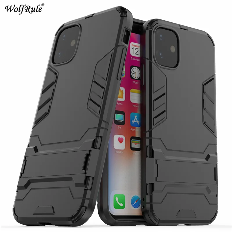

Phone Case For iphone 11 Case Capa Shockproof Rubber Silicone Armor Hard Cover For iphone 11 Case For Fundas iphone 11 Coque