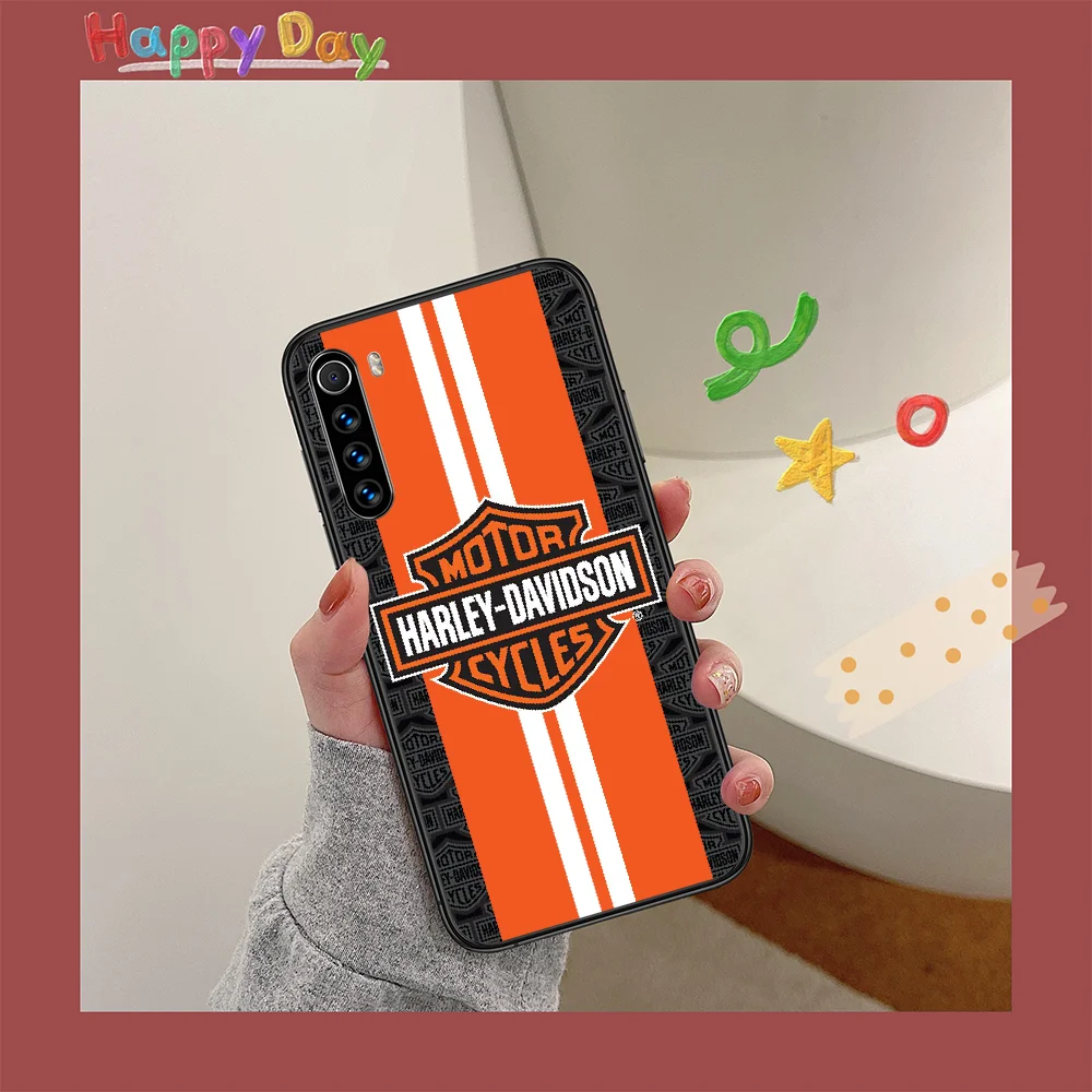 

Motorcycle-HarleyS moto Davids Phone Case For XIAOMI Redmi Note 5 7 8 T 9 6A 7A 8A 9S K 20 30 Pro black Hoesjes Painting