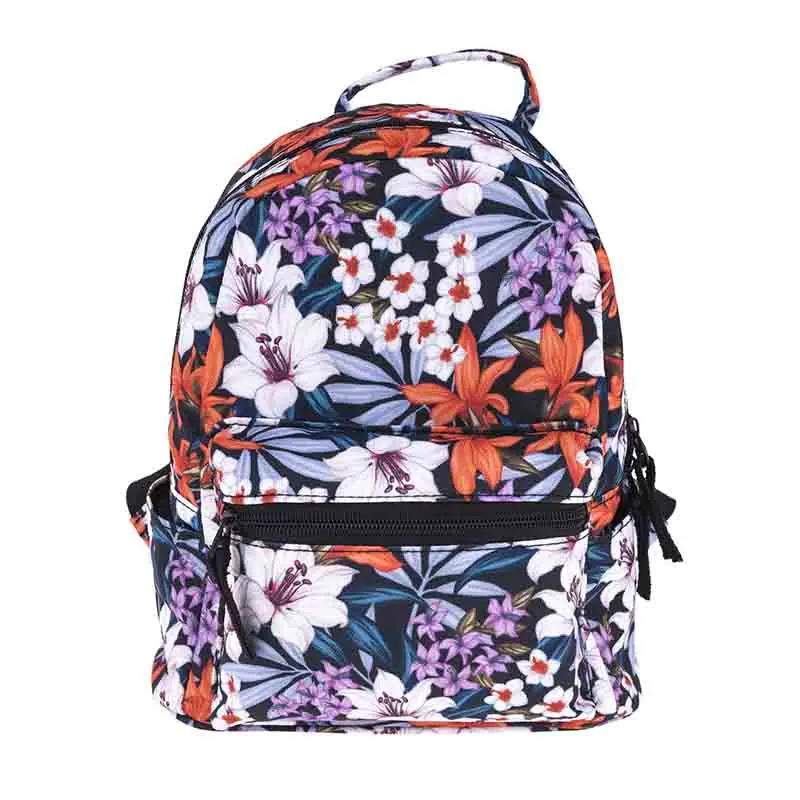 Новый детский школьный ранец с перекрестными краями для 3D цифровой печати маленький рюкзак женский цветочный мини-рюкзак LXBA10