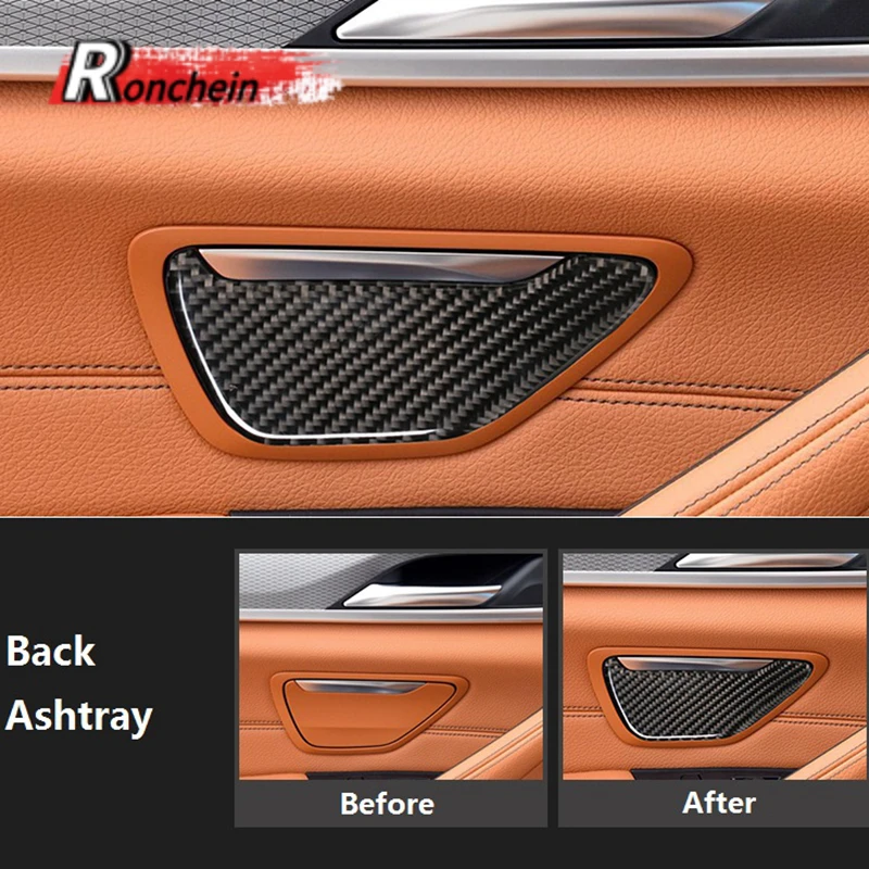 Новые автомобильные аксессуары RONCHEIN BMW G30 из углеродного волокна для интерьера 5