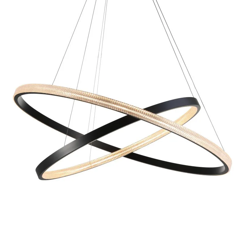 New Living Room Lighting Restaurant Chandelier Ring Network Red Household Minimalist Art Scandinavian hanglamp | Лампы и освещение