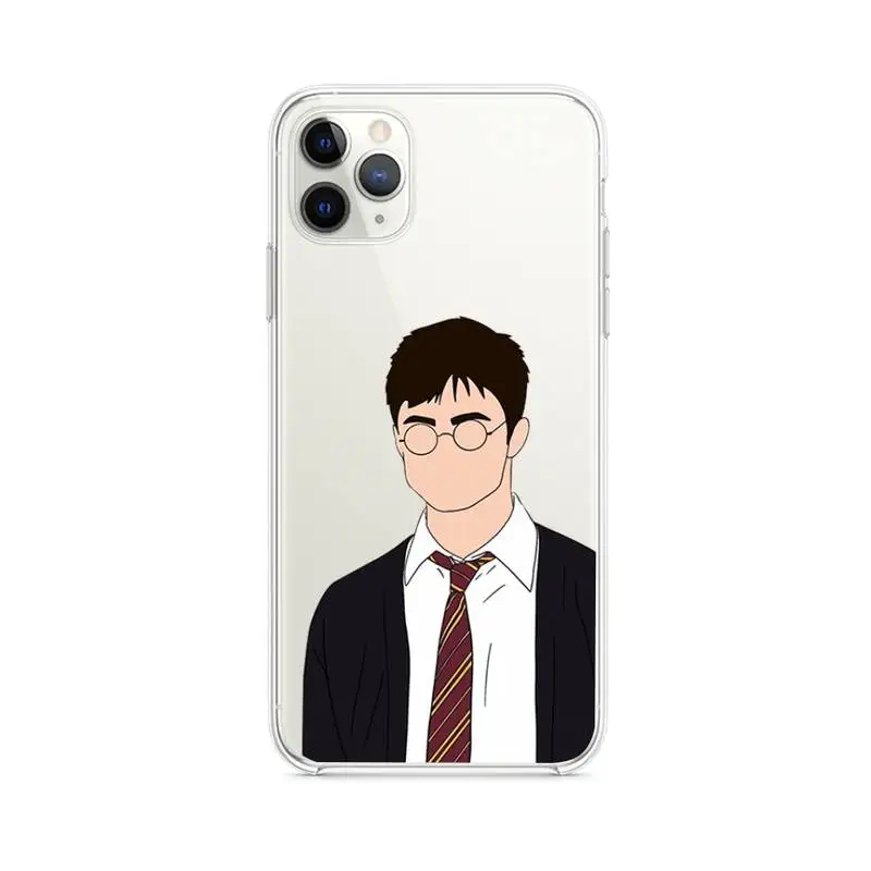 Чехол для телефона с мультяшным фильмом Harries Potters прозрачный iphone 13 12 11 Pro max mini XS 8 7