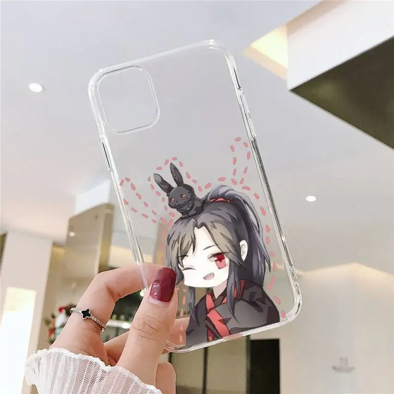 

Mo Dao Zu Shi Kartun Lucu Wanita Phone Case Clear Transparent for iPhone 11 12 mini pro XS MAX 8 7 6 6S Plus X 5S SE XR 2020