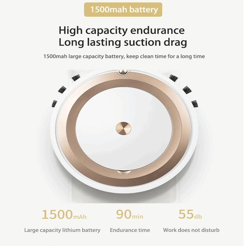 Робот-пылесос с таймером и управлением через приложение | Бытовая техника