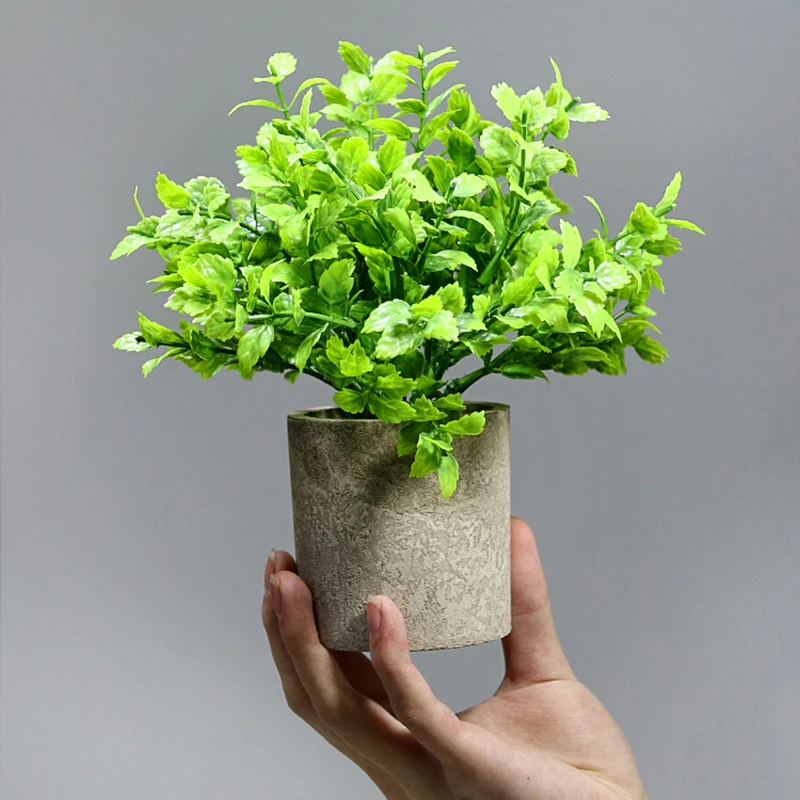 

Искусственные цветы, целлюлоза, горшечные растения, сделай сам, пластиковые для украшения дома, балкона, сада, JS22