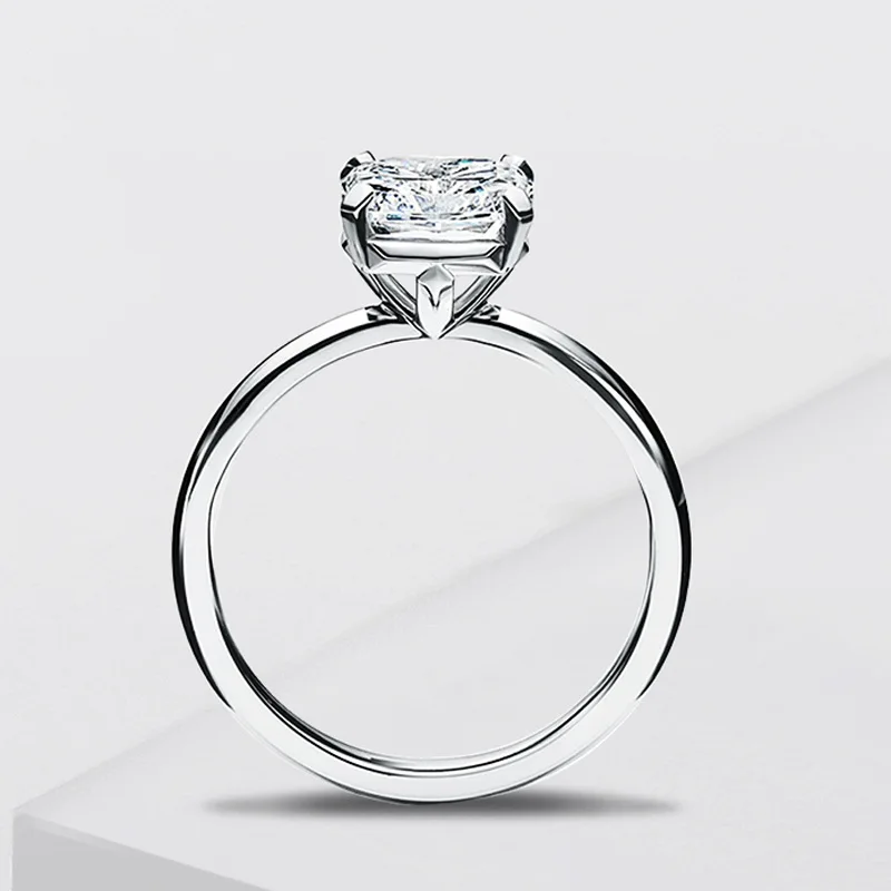 

Fashion Wedding Rings for Women Silver 925 Real Diamond Bohemia Fine Luxury Jewelry Propose Valentine's Day Gift 2021 New Rings