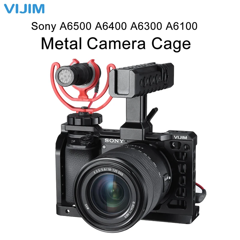 VIJIM CA 01 металлический Камера клетка для SONY A6500/6400/6300/6100 Arca быстросъемное крепление