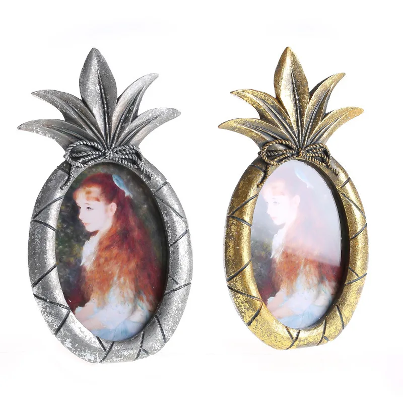 6 дюймов винтажная декоративная рамка Фоторамки из смолы Декор для дома и офиса