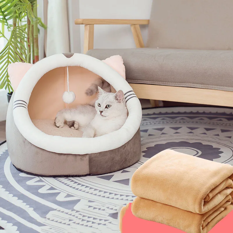 Домик для домашних животных Всесезонная сетка кошачьего туалета Съемный и