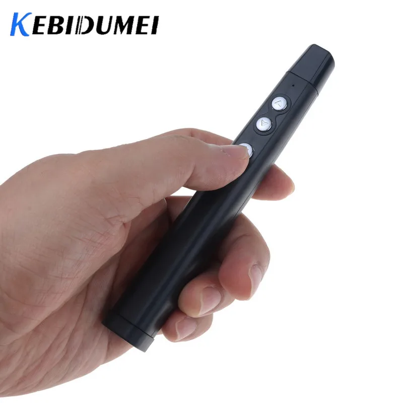 Беспроводные презентеры kebidu 2 4 ГГц красные Лазерные указки ручка USB-приемник