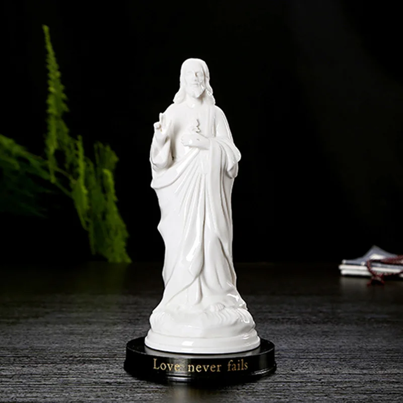 Католические христианские фигурки кресты Иисуса украшения из смолы подарки для