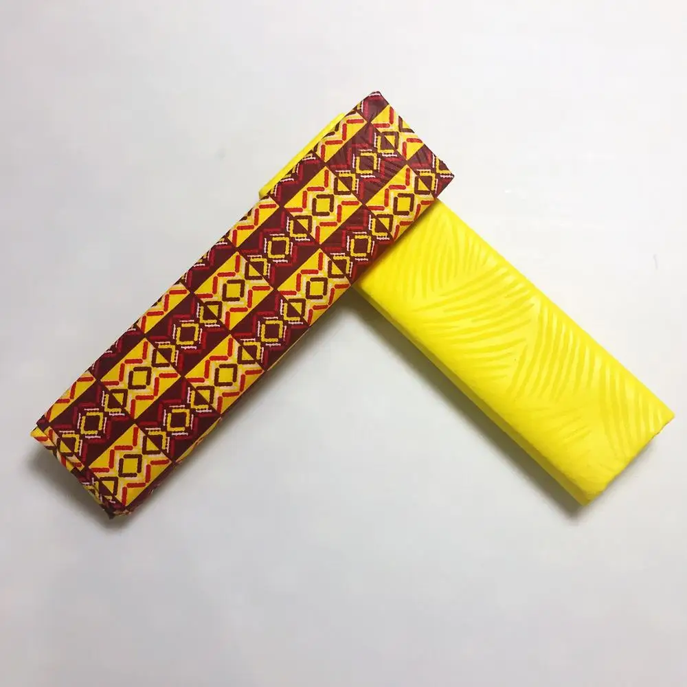 2019 2 + ярдов Chitenge Ankara ткань нигерийский Полиэстер Гана кэнте воск африканская Kitenge