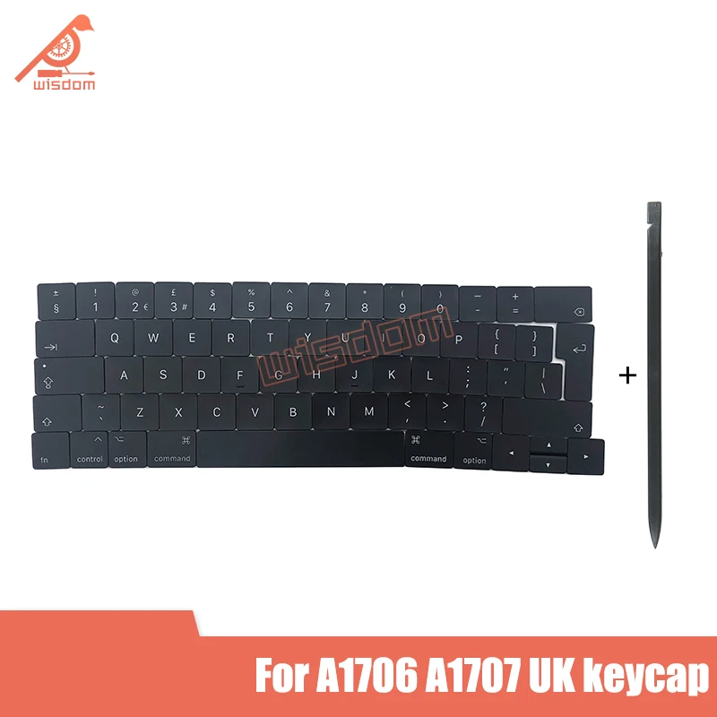 

10P полная новая клавиатура Keycap Uk английская клавишная Кепка для Macbook Pro Retina 13 "A1708 A1706 A1707 клавиатура 2016 2017 год набор английских ключей