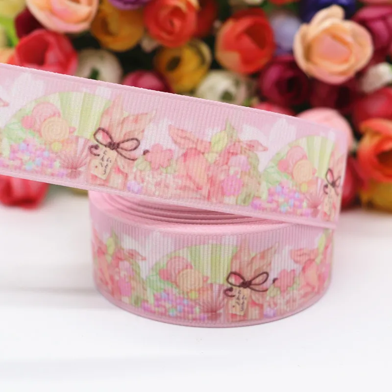 10 ярдов 1 ''25 мм фрукты/торт печатные корсажные ленты для волос луки DIY материалы ручной работы Y19121001