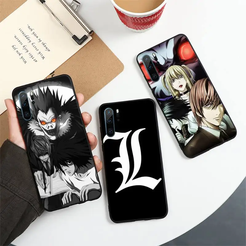 

Death Note japan anime Phone Case For Huawei honor Mate P 10 20 30 40 i 9 8 pro x Lite smart 2019 nova 5t