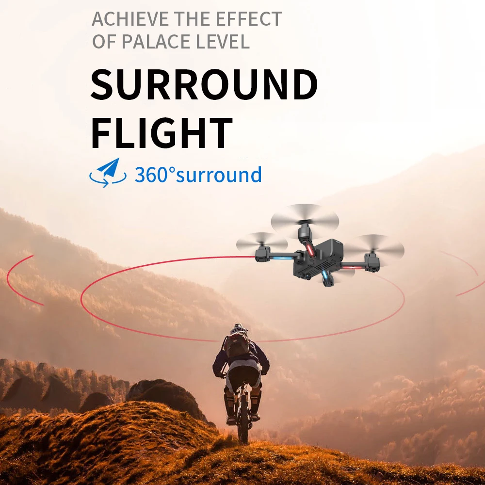 Бла (беспилотный летательный аппарат S176 GPS PRO Drone 2 4G/5G WI-FI FPV 4K ESC HD Камера Смарт Follow