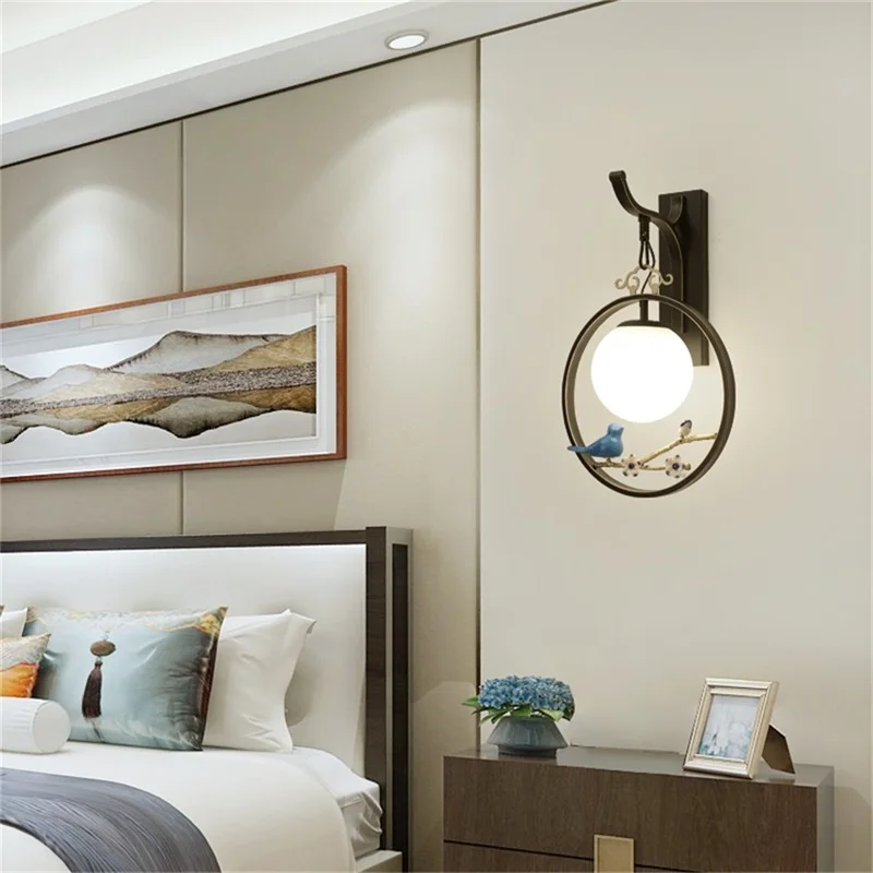 Светодиодный настенный светильник OUFULA современный 220 в 110 В домашний