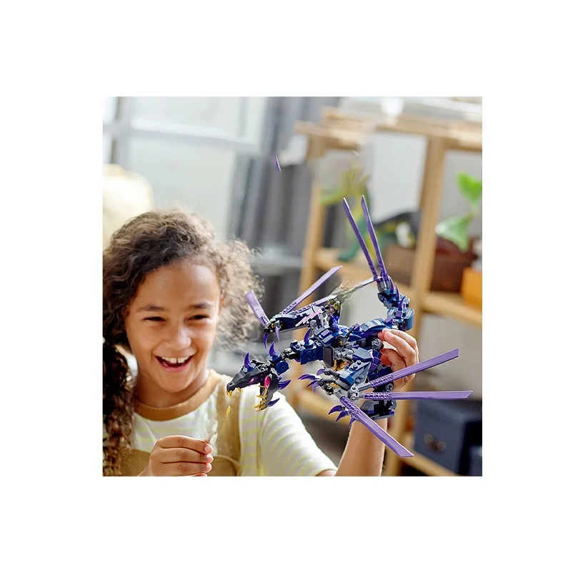 71742 Overlord Dragon71746 модель дракона джунглей строительный блок передвижная блока