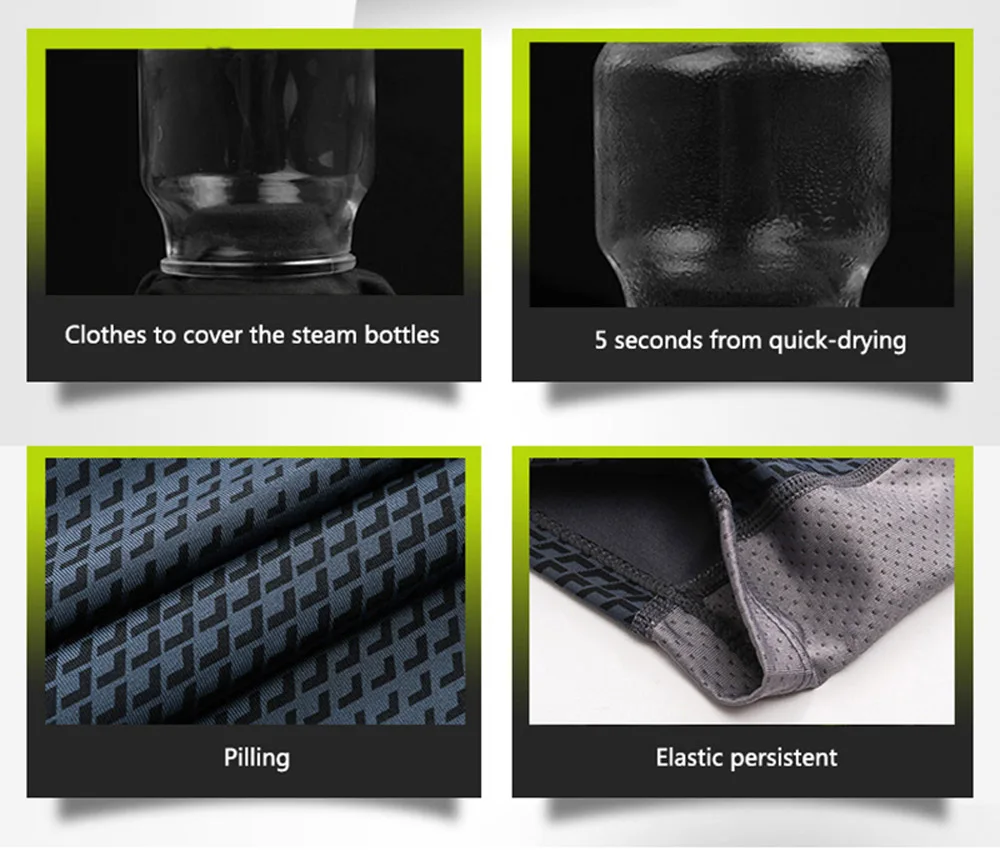 Комплект спортивной одежды мужской компрессионный базовый слой футболка и шорты