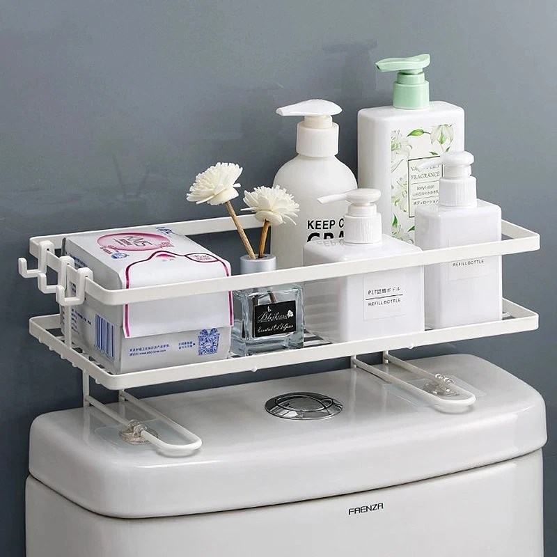 

Multifunctional Punch-free Bathroom Shelf Wc Over Toilet Rack Toilet Toilet Paper Holder | Towel Stands | Water Resistant