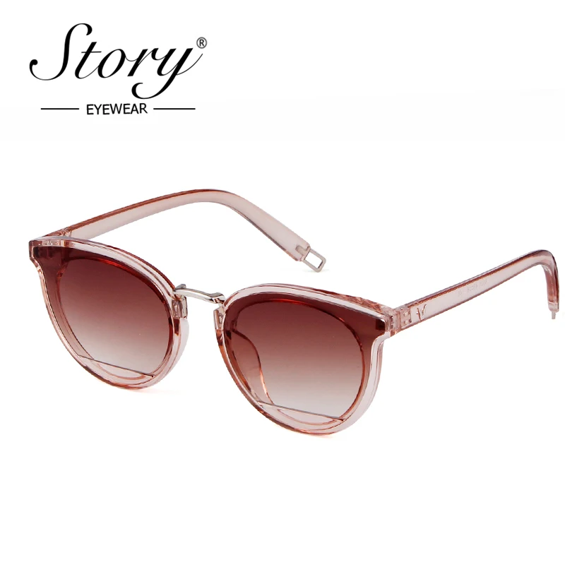 Классические солнцезащитные очки кошачий глаз STORY 2018 для женщин брендовые