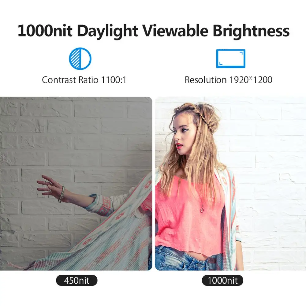 Монитор на камере Desview R7 " ips 1920x1080 4K HDMI сенсорный экран с поддержкой 3D LUT