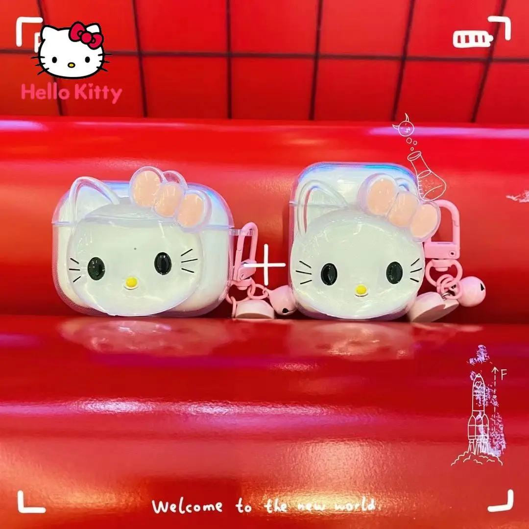 

Hello Kitty Suitable for Airpods 1/2 Generation for Airpods Pro Bluetooth-compatible Earphone Protective Shell