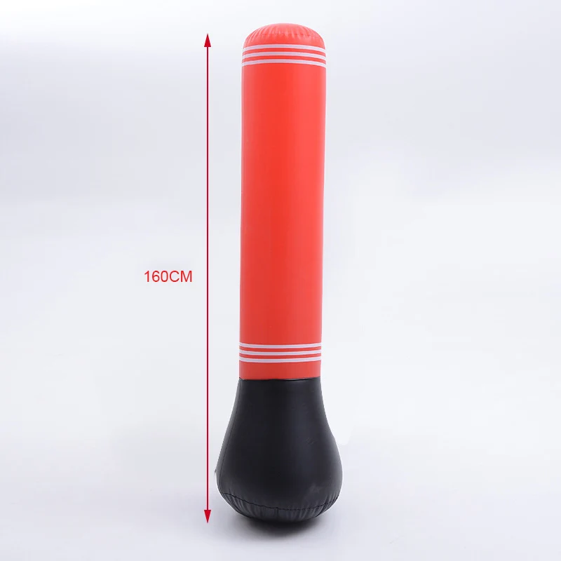 Надувной мешок для пробивки боксерский ПВХ тумблер тренировочный фитнес кик бои