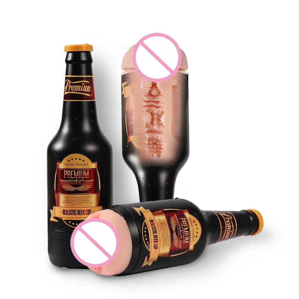 Мужская чашка-мастурбатор в форме бутылки увеличивающая секс-игрушки кружка для