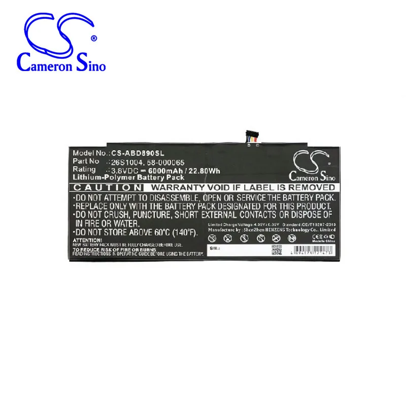 

Камера для AMAZON GPZ45RW GU045RW Kindle Fire HDX 8,9 3-го 4-го поколения 26S1004 26S1004-A 58-000065 аккумулятор
