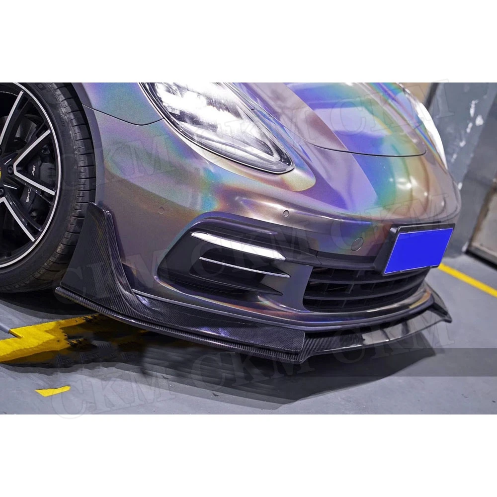 Для Porsche Panamera 971 2017-2019 сухой карбоновый комплект для тела Передние Губы