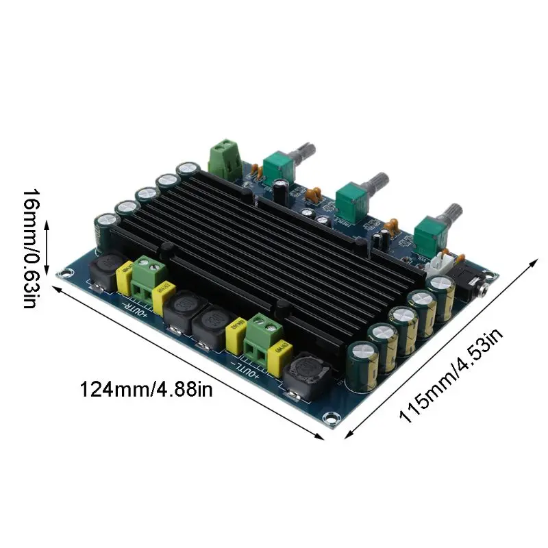 

XH-M549 TPA3116 150w+150w 2.0 Dual-channel Stereo Digital Amplifier Board
