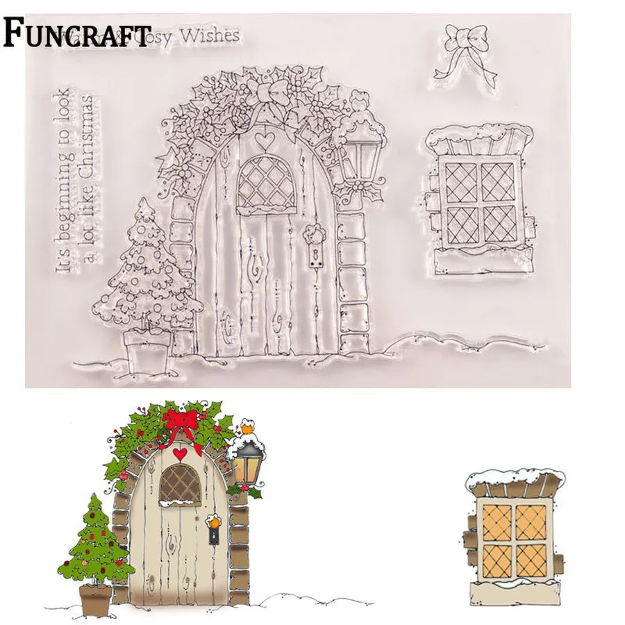 Дверь с красивым цветочным венком окошком бабочкой бантом буквами штампами и для