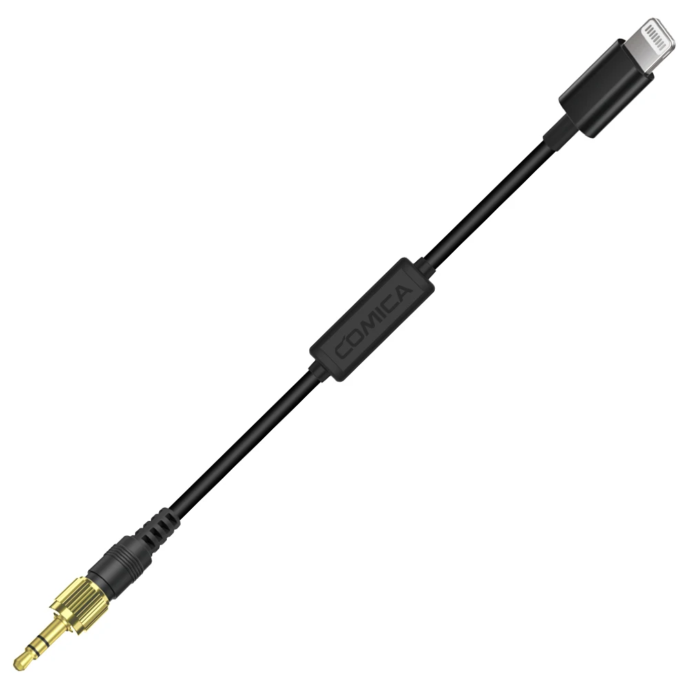 

COMICA CVM-DL-SPX(MI) 3.5mm TRS to Lighting Interface Audio Output Cable