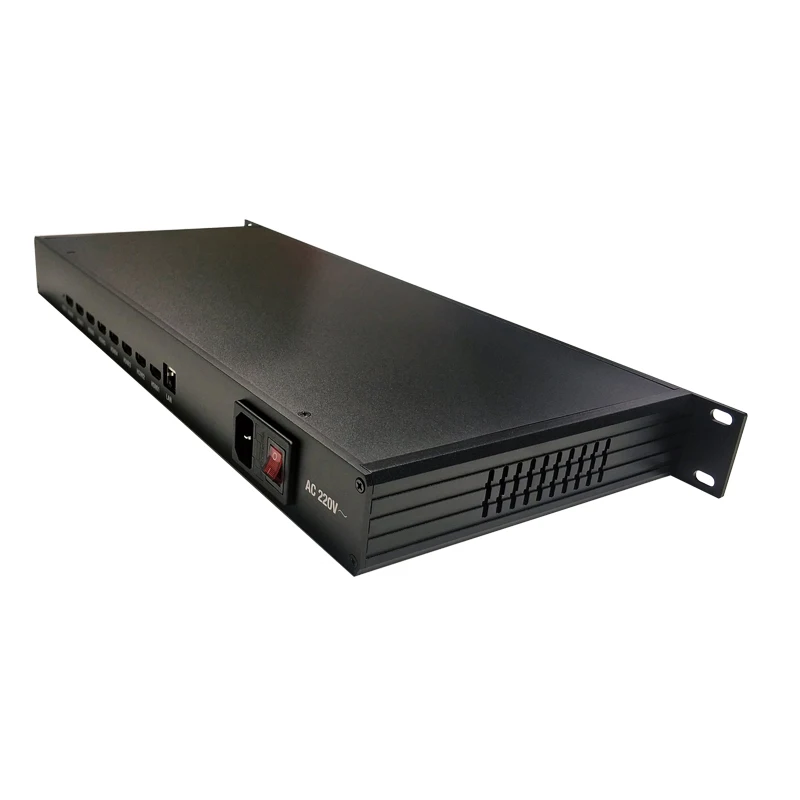 1U ШАССИ 8 HDMI к ip H.264 H.265 HDMI IPTV rtmp кодировщик YouTube H265 HEVC H264 MPEG4 RTMP живой поток WOWZA Facebook Live