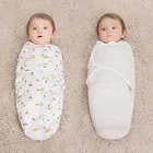 Спальный мешок для детей 0-6 месяцев, Пеленальное Одеяло, кокон, конверт, 100% хлопок, противоударное одеяло для новорожденных