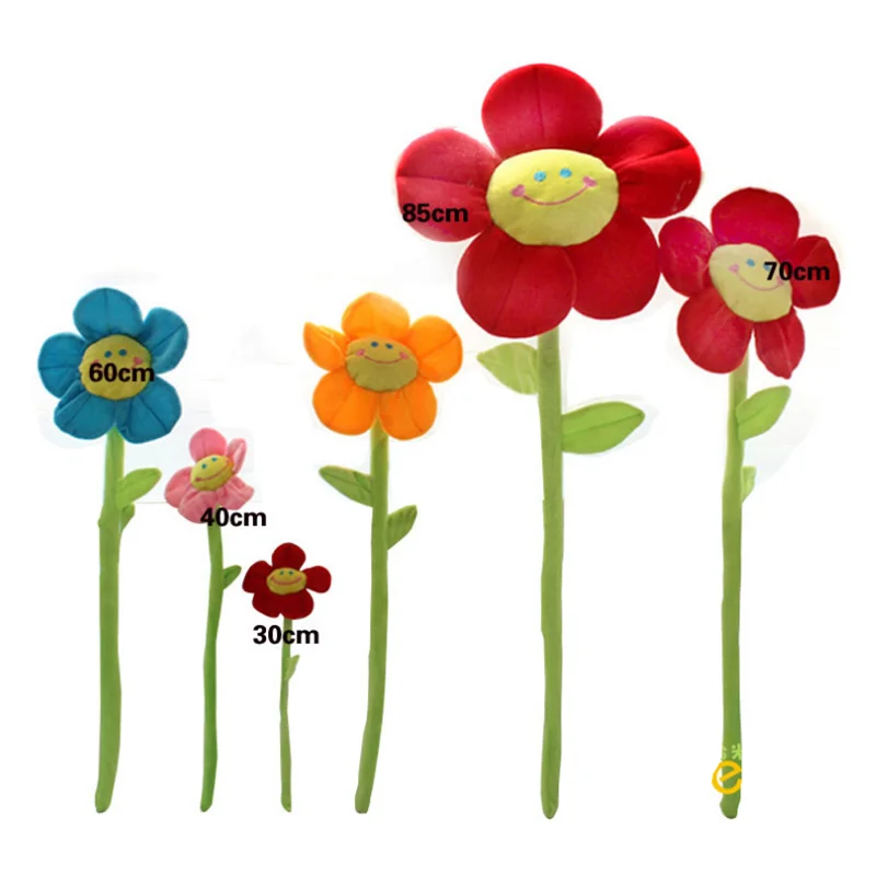 40 шт. в партии мягкая креативная подушка для смайлов подсолнухов растений