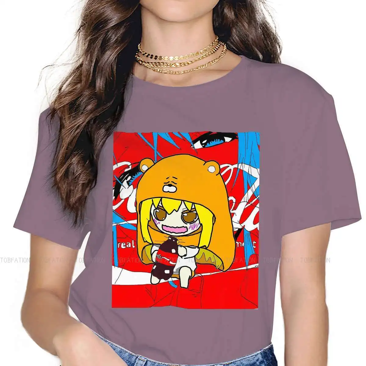 

Kawaii 5XL Футболка для девочки Himouto Умару Чан аниме креативный подарок одежда футболка с коротким рукавом Горячая Распродажа