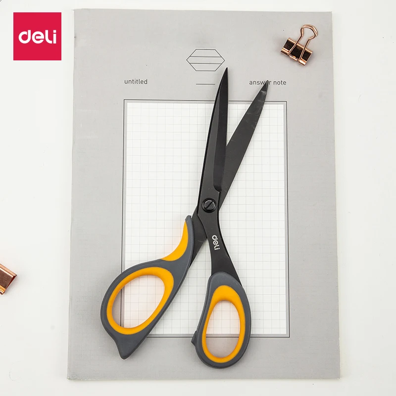 Острые Ножницы DELI из сплава SS большие ножницы для домашнего офиса ручные