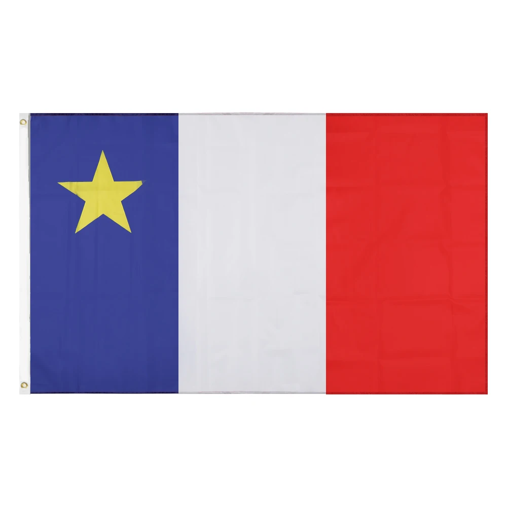 JiaHao оптовая продажа 100% полиэстер двойная прошивка 3x5 футов флаг Arcadia