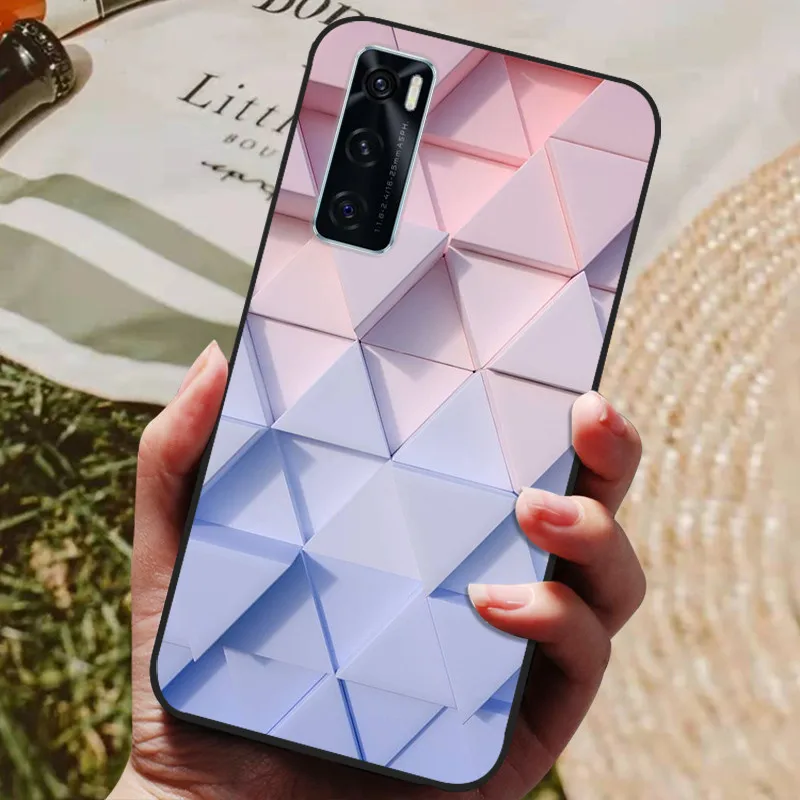 For Coque Vivo V20 SE Case Silicon Back Cover Phone Case For Vivo V2022 V2023 V20SE Cases Soft bumper Funda for Vivo V20 SE Bag