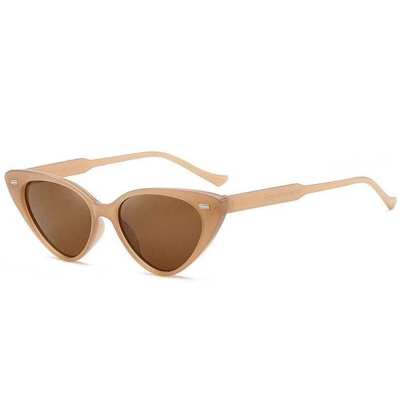 

2021 fashion cat's Eye Sunglasses ins net Red Sunglasses Fashion triangle personality small frame jumping glasses