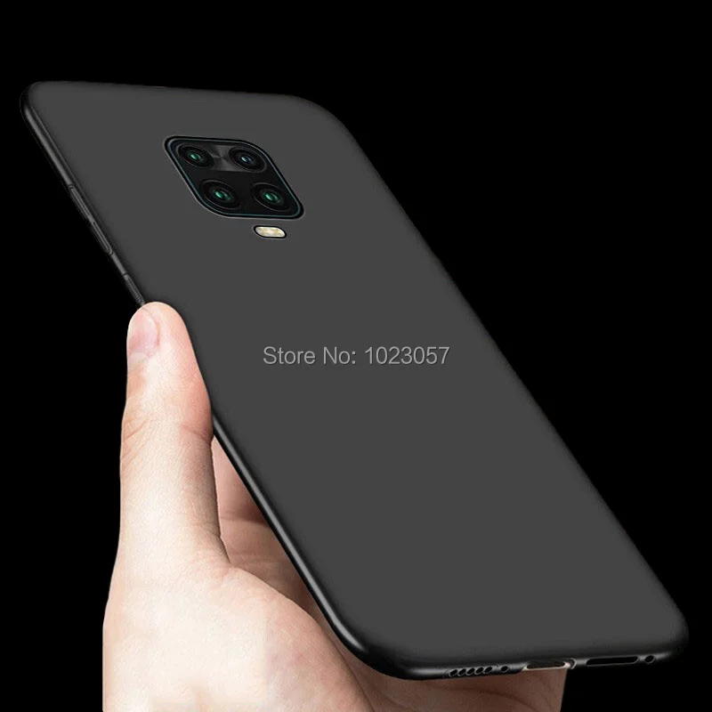 Чехол для Xiaomi Redmi Note 9S Ультратонкий Мягкий матовый Силиконовый чехол-бампер из