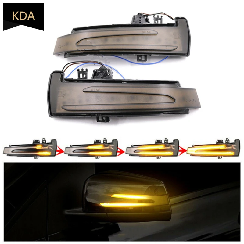 

2 шт., светодиодные лампы для зеркал Mercedes-Benz W204 W212 W221 GLA GLK CLA