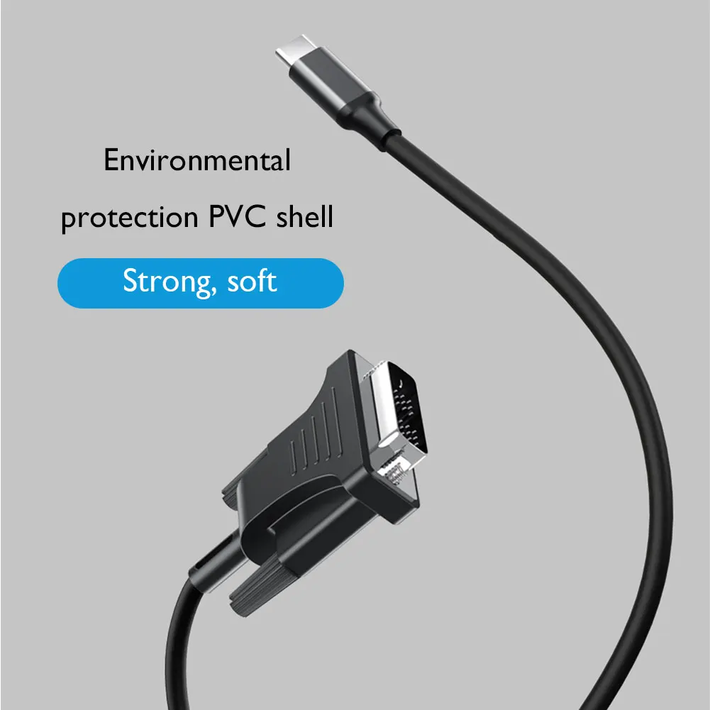 Кабель 1080P 60 Гц Type C на DVI 10 Гбит/с USB 3 1 конвертер видеоадаптер для Macbook Air 12