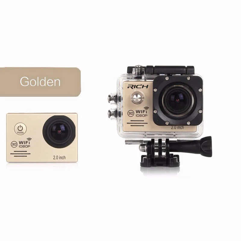 Экшн-камера wifi HD 1080p 30Fps видео go Bike Cams pro Водонепроницаемая 30 М мини-камера для шлема Спортивная камера