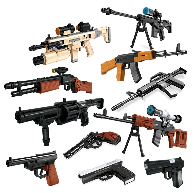 Модель совместимая с серией оружия модели строительные блоки игрушки хобби для